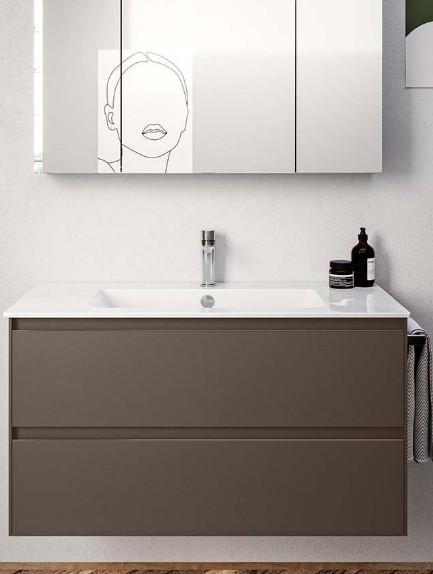 badkamermeubel Way Block van Berloni Bagno kleuren en afmetingen